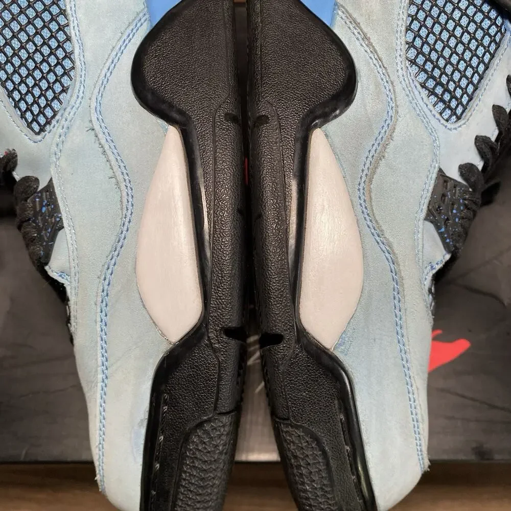 Men's Air Jordan 4 Retro Travis Scott Cactus Jack Blue Size 12 Shoe (308497-406)